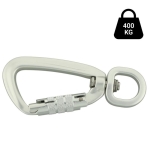 Karabiner aus Aluminium 86 mm/16 mm - Drehverschluss