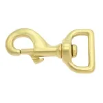 Karabinerhaken aus Messing 75/25 mm Q