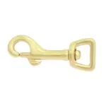 Karabinerhaken aus Messing 57 mm Q