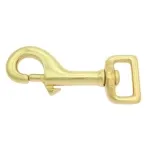 Karabinerhaken aus Messing 80/20 mm Q