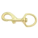 Karabinerhaken aus Messing 100 mm