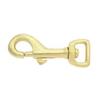 Karabinerhaken aus Messing 72 mm Q