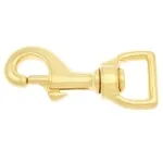 Karabinerhaken aus Messing 75/20 mm Q