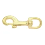 Karabinerhaken aus Messing 81 mm