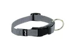 eRPaki® BASIC Hundehalsband Langhaar 15mm grau