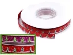 Geschenkband 16mm x 1m - Tannenbäumchen