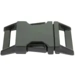 Metallklickverschluss / Steckverschluss matt-schwarz