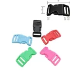 Klickverschluss / Steckverschluss 15mm - Kunststoff gebogen