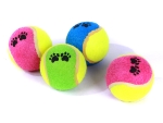 Hundespielzeug Tennis-Spielball mit Pfötchen